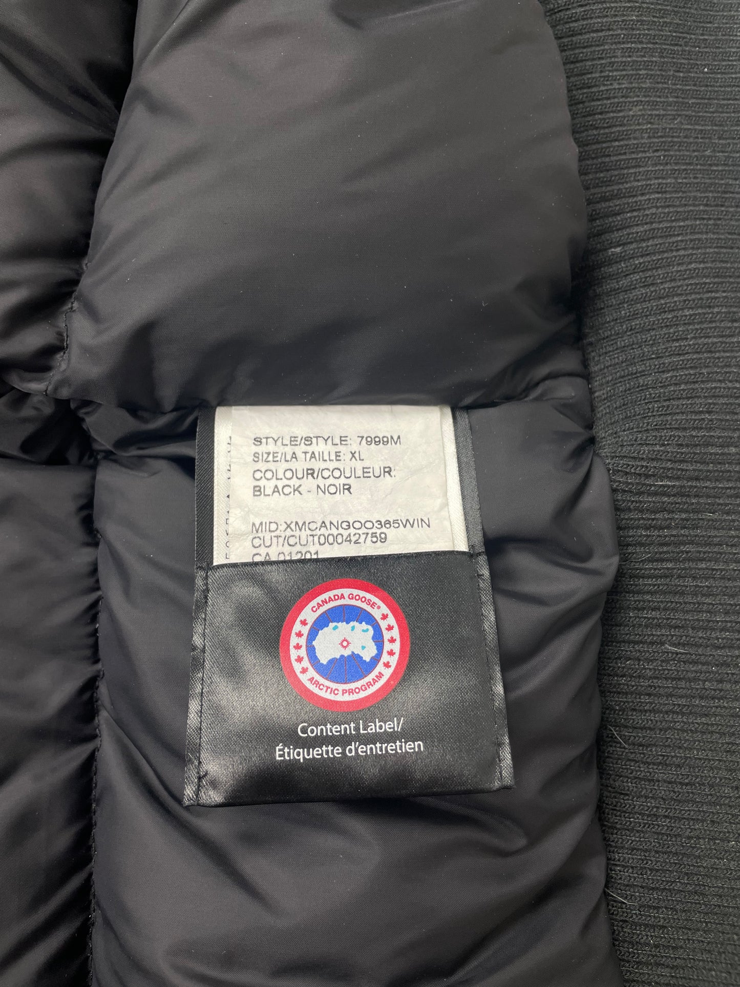 Canada Goose Chilliwack Bomber ~ Size XL