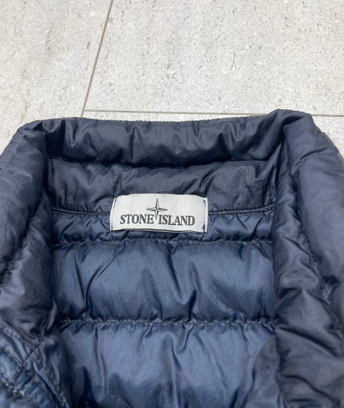 Stone Island Garment Dyed Down Gilet ~ Size Medium