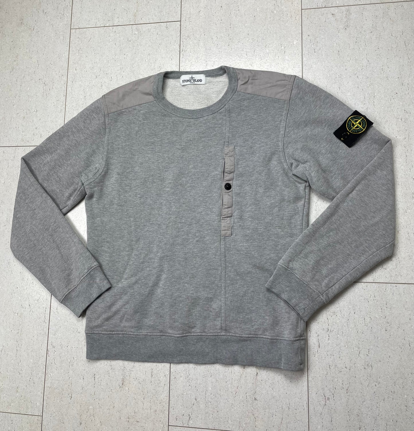 Stone Island Grey Sweatshirt ~ Size Medium