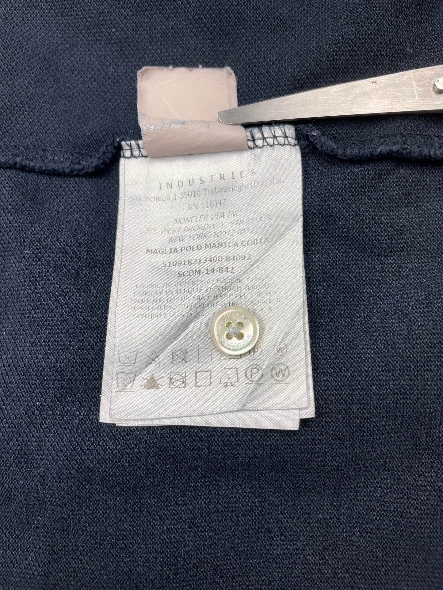 Men’s Moncler Polo Shirt Size Large