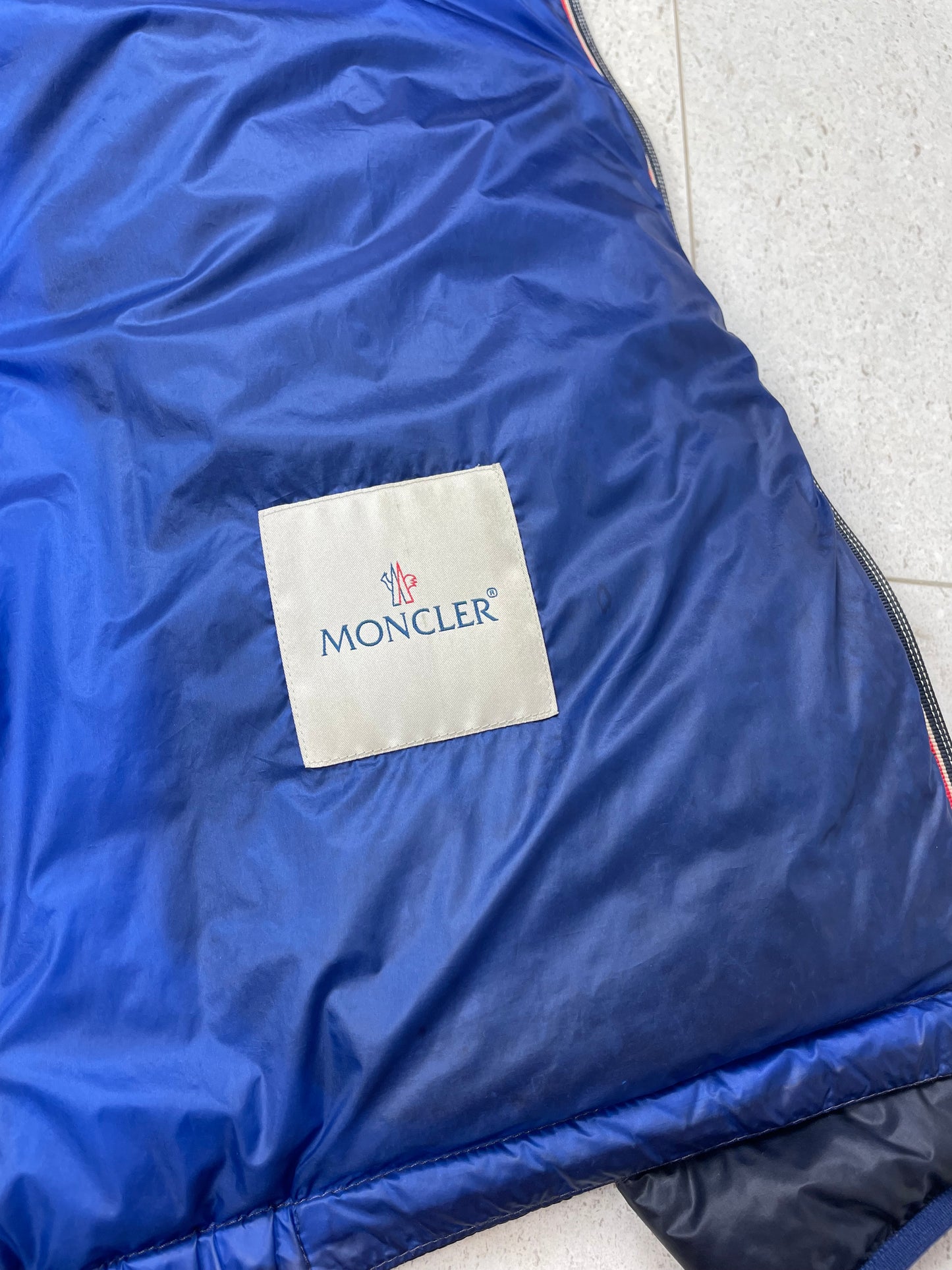 Moncler ‘Athenes’ Down Jacket | Navy | Size 2 (medium)