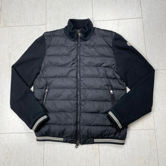 Moncler Magila Fleeced Lined Down Padded Cardigan | Size M