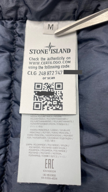 Stone Island Garment Dyed Down Gilet ~ Size Medium