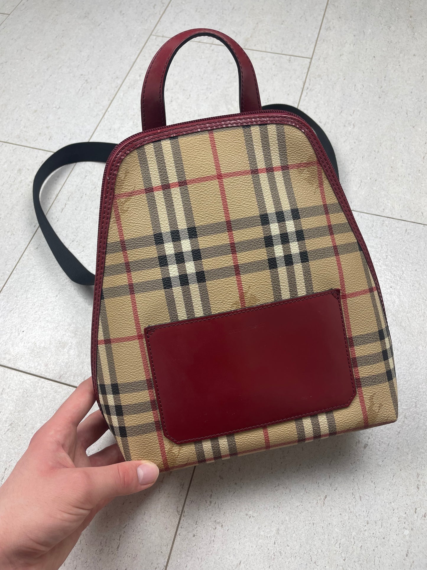 Women’s Vintage Burberry Backpack