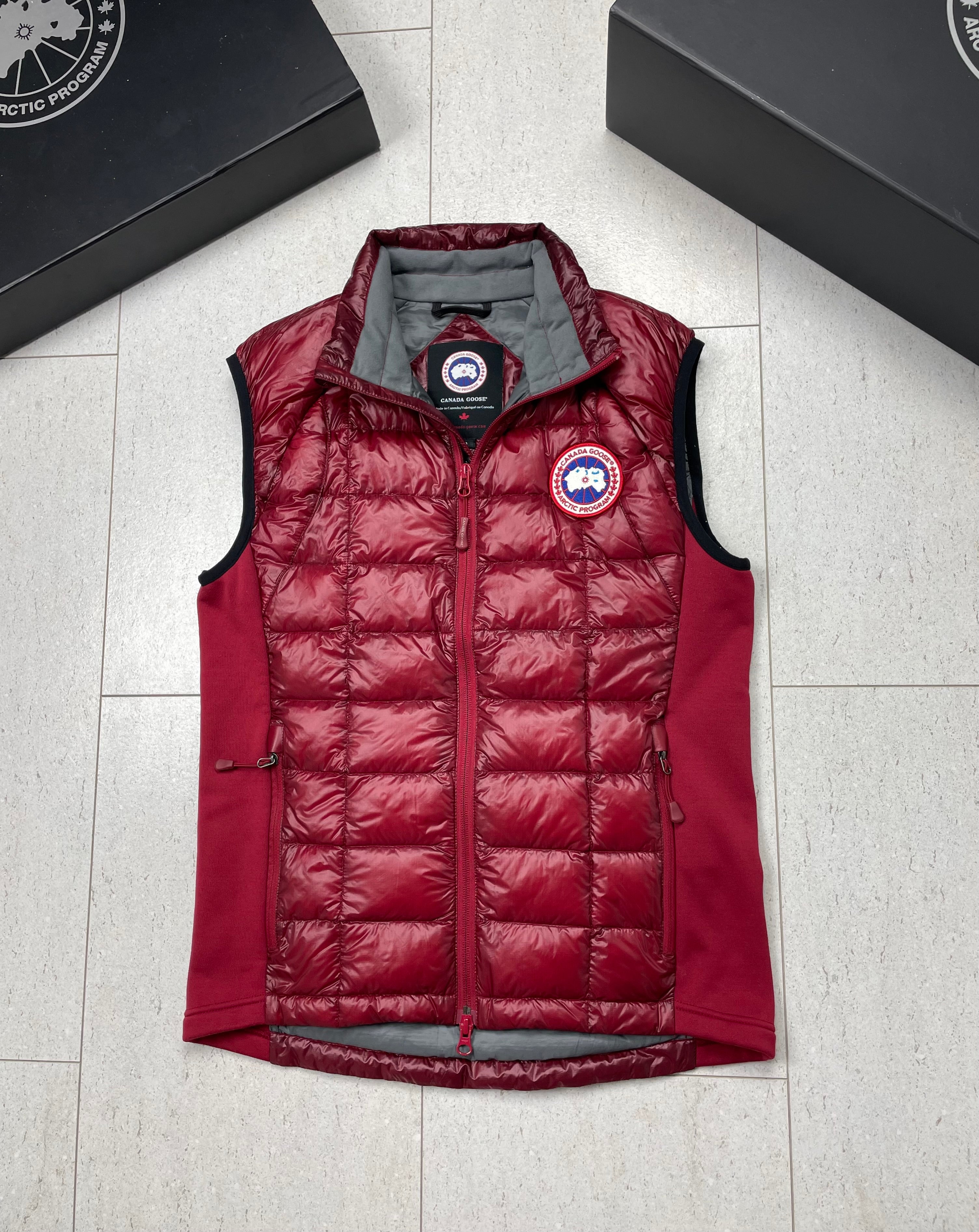 Canada goose hybridge gilet red best sale