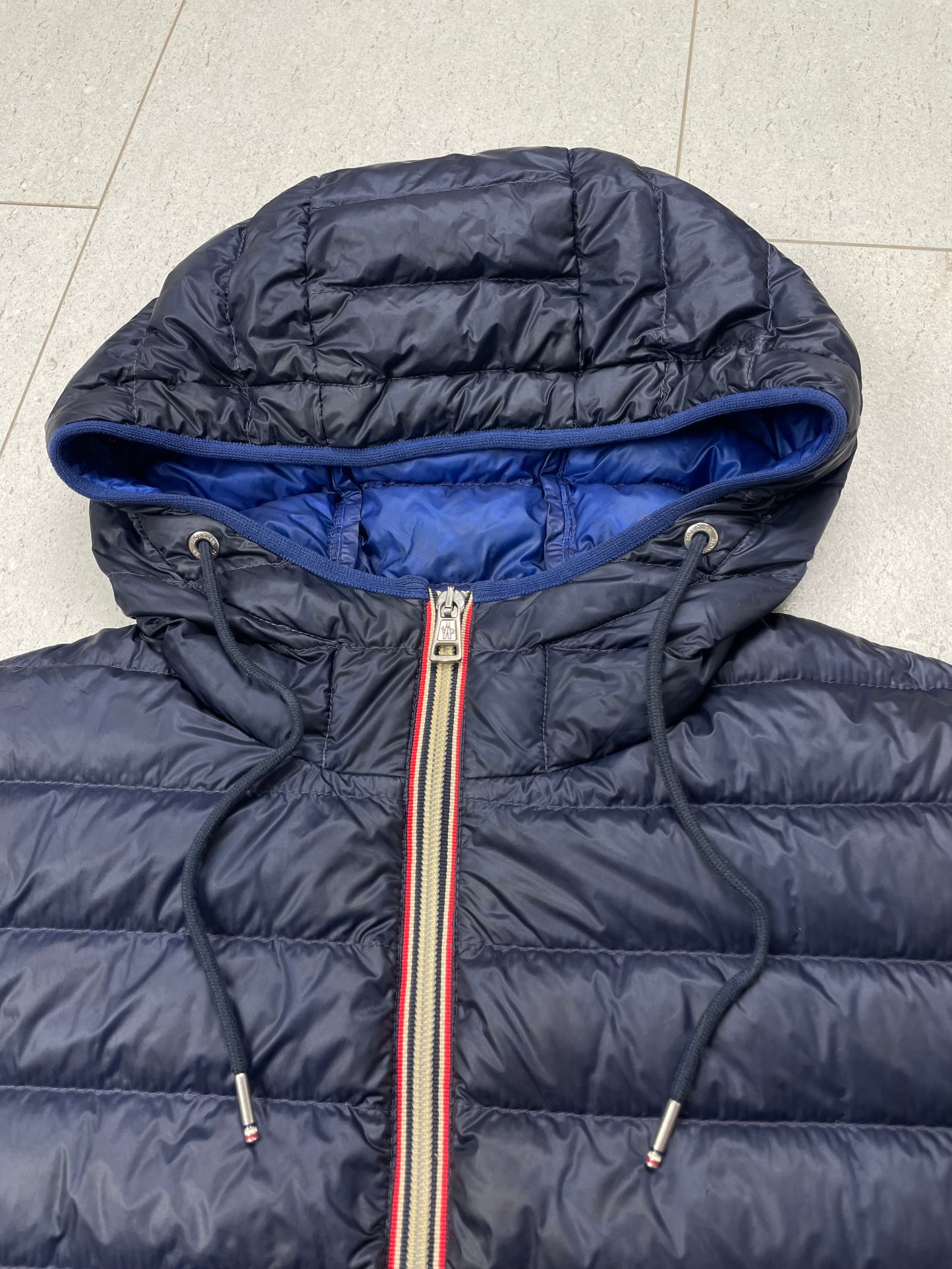 Moncler ‘Athenes’ Down Jacket | Navy | Size 2 (medium)