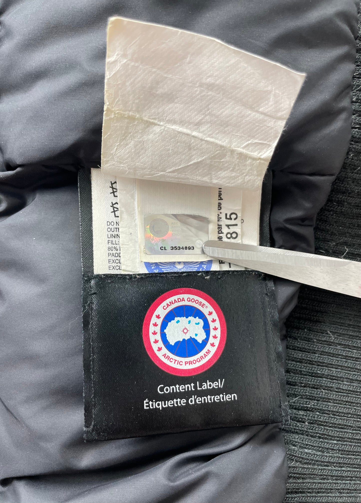 Canada Goose Borden Bomber ~ Size Large
