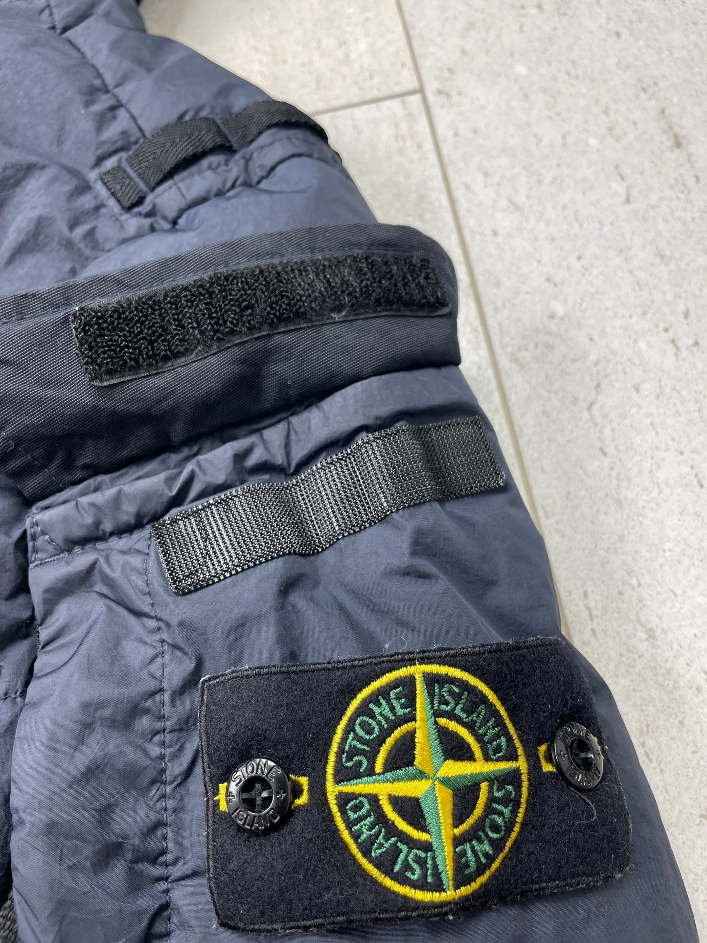 Stone Island Men’s Garment Dyed Crinkle Reps R-NY Down Jacket ~ Size Small