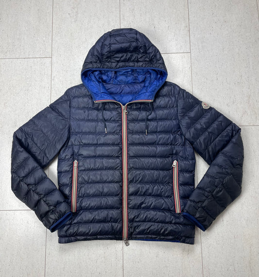 Moncler ‘Athenes’ Down Jacket | Navy | Size 2 (medium)