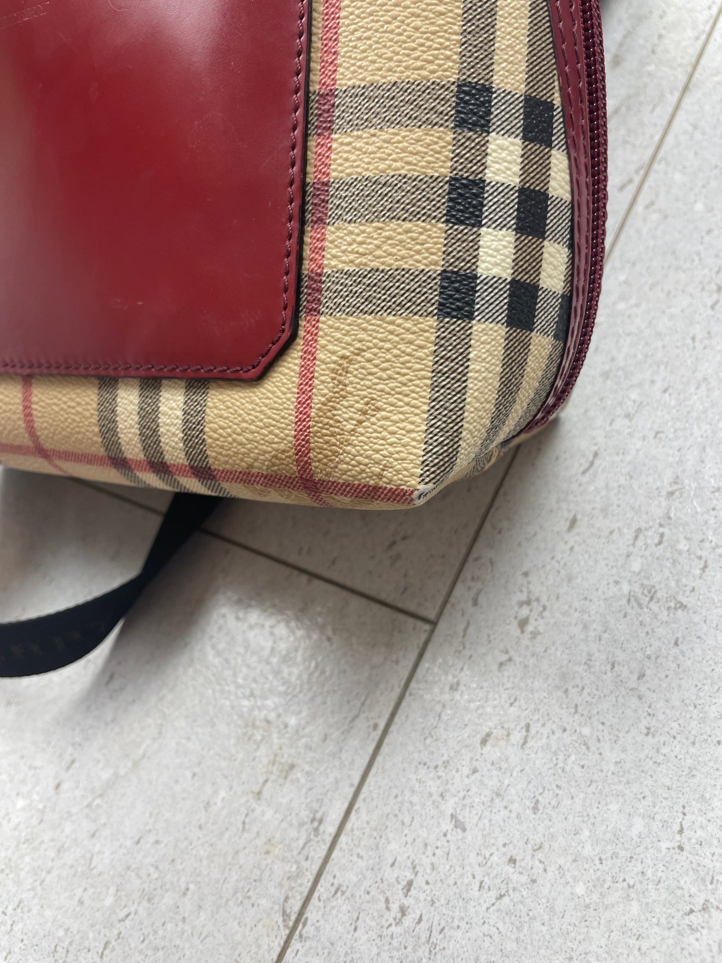 Women’s Vintage Burberry Backpack