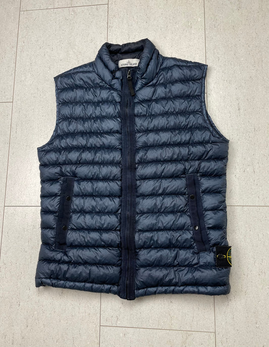 Stone Island Garment Dyed Down Gilet ~ Size Medium