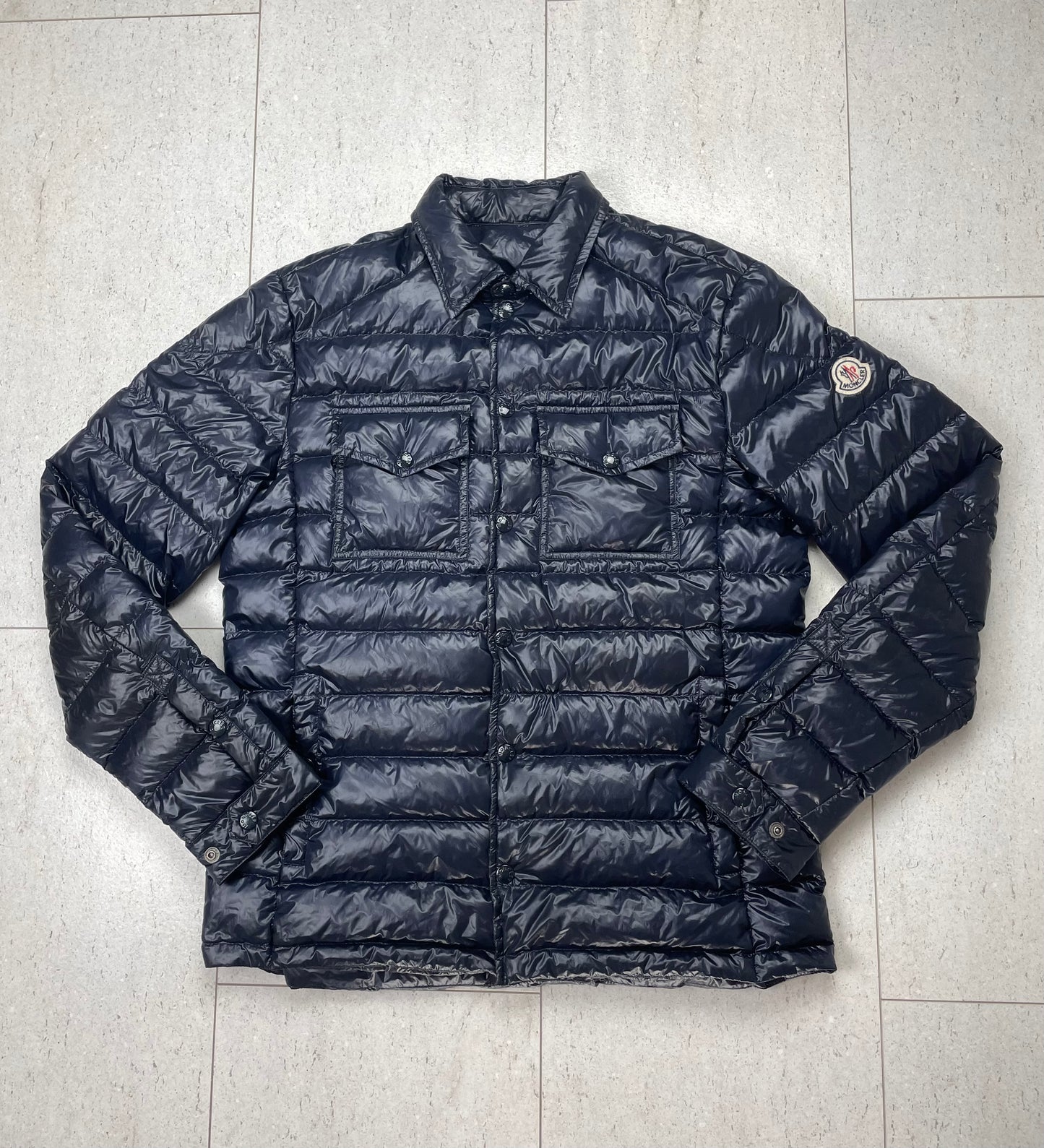 Moncler Men’s ‘Gregoire’ Down Padded Overshirt ~ Size 3 (Medium)